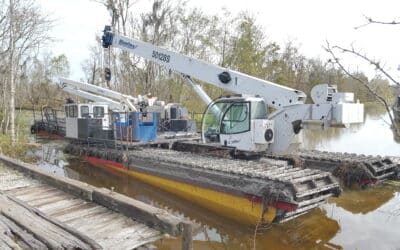 How Marsh Buggies Are Used in Pipeline Construction
